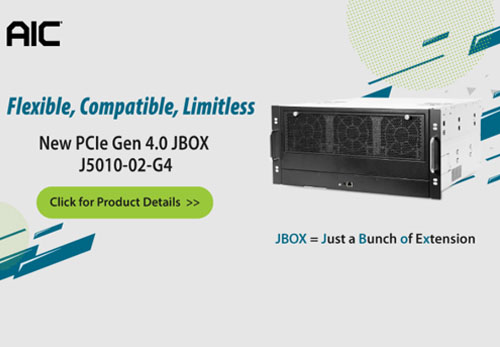 AIC New PCle Gen 4.0 JBOX J5010-02-G4