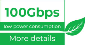 100Gbps Low Power Consumption
