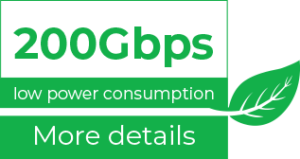 200Gbps Low Power Consumption