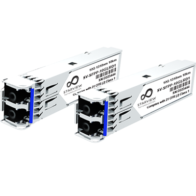 Starview 8G Small Form Pluggable Plus (SFP+) Transceiver Modules