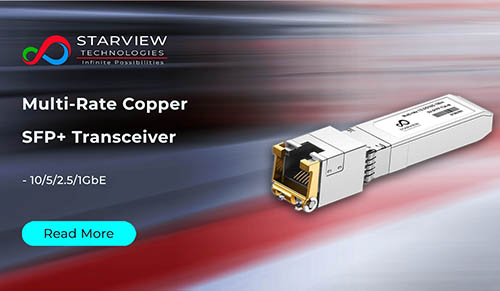 Introducing the Multi-Rate Copper SFP+ Transceiver – Unleash Speed Flexibility!
